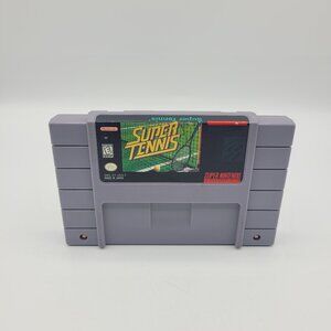 Super Tennis (Super Nintendo SNES, 1991) Cart Only